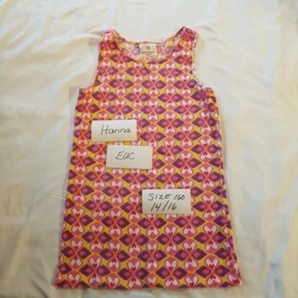 Hanna Andersson girls tank top 14/16 or 160 - Picture 1 of 4